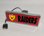 Las Vegas Raiders NFL Rectangular Hitch Cover LED Brake Light for Trailer