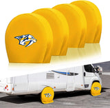 Nashville Predators NHL Tire Covers Set of 4 or 2 for RV Wheel Trailer Camper Motorhome