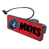 Minnesota Timberwolves NBA Hitch Cover LED Brake Light for Trailer