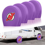 New Jersey Devils NHL Tire Covers Set of 4 or 2 for RV Wheel Trailer Camper Motorhome