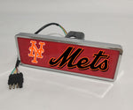 New York Mets MLB Rectangular Hitch Cover LED Brake Light for Trailer