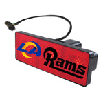 Los Angeles Rams  NFL Hitch Cover LED Brake Light for Trailer