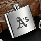 Oakland Athletics MLB Wine Liquor Matte Pot Hip Flask