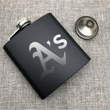 Oakland Athletics MLB Wine Liquor Matte Pot Hip Flask