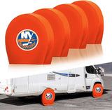 New York Islanders NHL Tire Covers Set of 4 or 2 for RV Wheel Trailer Camper Motorhome