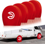 Atlanta Hawks NBA Tire Covers Set of 4 or 2 for RV Wheel Trailer Camper Motorhome