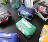 NBA Pattern Leather Tissue Box Napkin Holder