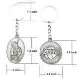 NBA Basketball Team Logo Keychain Key Chain Pendant Key Rings