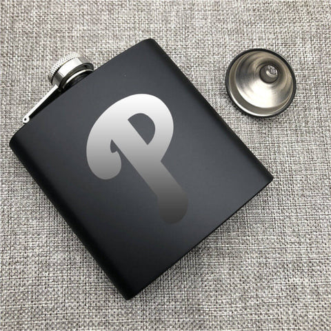 Philadelphia Phillies MLB Wine Liquor Matte Pot Hip Flask