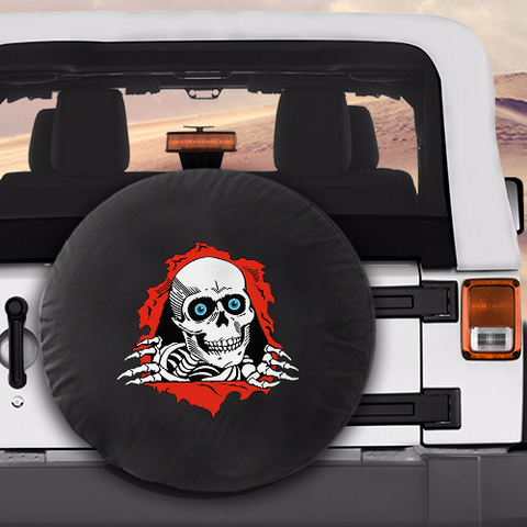 Spare Tire Cover Skull For Jeep Wrangler SUV