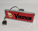 Minnesota Vikings NFL Rectangular Hitch Cover LED Brake Light for Trailer