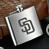 San Diego Padres MLB Wine Liquor Matte Pot Hip Flask