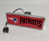 New England Patriots NFL Rectangular Hitch Cover LED Brake Light for Trailer