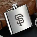 San Francisco Giants MLB Wine Liquor Matte Pot Hip Flask