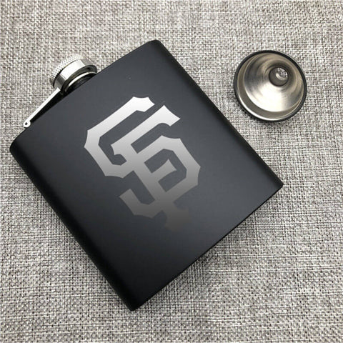 San Francisco Giants MLB Wine Liquor Matte Pot Hip Flask