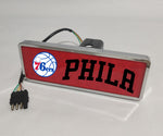 Philadelphia 76ers NBA Rectangular Hitch Cover LED Brake Light for Trailer