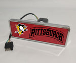 Pittsburgh Penguins NHL Rectangular Hitch Cover LED Brake Light for Trailer