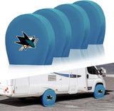 San Jose Sharks NHL Tire Covers Set of 4 or 2 for RV Wheel Trailer Camper Motorhome