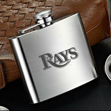 Tampa Bay Rays MLB Wine Liquor Matte Pot Hip Flask