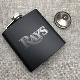 Tampa Bay Rays MLB Wine Liquor Matte Pot Hip Flask