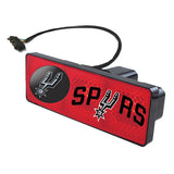 San Antonio Spurs NBA Hitch Cover LED Brake Light for Trailer