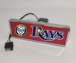 Tampa Bay Rays MLB Rectangular Hitch Cover LED Brake Light for Trailer