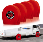 Toronto Raptors NBA Tire Covers Set of 4 or 2 for RV Wheel Trailer Camper Motorhome