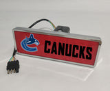 Vancouver Canucks NHL Rectangular Hitch Cover LED Brake Light for Trailer