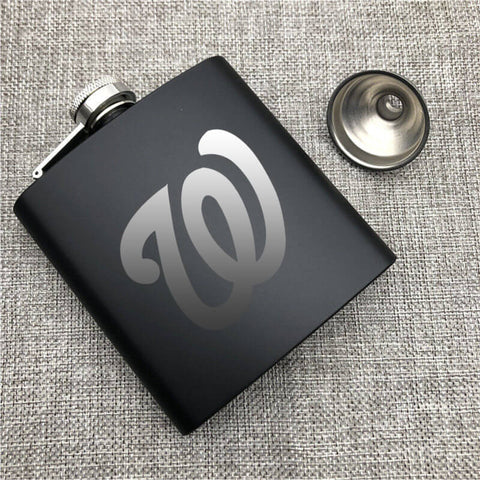 Washington Nationals MLB Wine Liquor Matte Pot Hip Flask