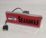 Seattle Seahawks NFL Rectangular Hitch Cover LED Brake Light for Trailer