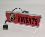 Vegas Golden Knights NHL Rectangular Hitch Cover LED Brake Light for Trailer