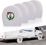 Boston Celtics NBA Tire Covers Set of 4 or 2 for RV Wheel Trailer Camper Motorhome