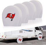 Tampa Bay Buccaneers NFL Tire Covers Set of 4 or 2 for RV Wheel Trailer Camper Motorhome