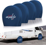 Washington Capitals NHL Tire Covers Set of 4 or 2 for RV Wheel Trailer Camper Motorhome