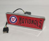 Washington Nationals MLB Rectangular Hitch Cover LED Brake Light for Trailer