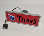 Tennessee Titans NFL Rectangular Hitch Cover LED Brake Light for Trailer