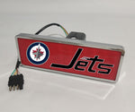 Winnipeg Jets NHL Rectangular Hitch Cover LED Brake Light for Trailer