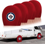 Winnipeg Jets NHL Tire Covers Set of 4 or 2 for RV Wheel Trailer Camper Motorhome