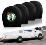 Boston Celtics NBA Tire Covers Set of 4 or 2 for RV Wheel Trailer Camper Motorhome