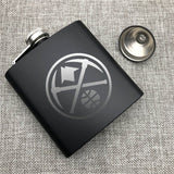 Denver Nuggets NBA Wine Liquor Matte Pot Hip Flask