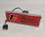 Baltimore Orioles MLB Rectangular Hitch Cover LED Brake Light for Trailer