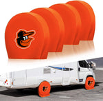 Baltimore Orioles MLB Tire Covers Set of 4 or 2 for RV Wheel Trailer Camper Motorhome