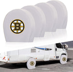 Boston Bruins NHL Tire Covers Set of 4 or 2 for RV Wheel Trailer Camper Motorhome