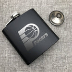 Indiana Pacers NBA Wine Liquor Matte Pot Hip Flask