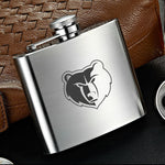 Memphis Grizzlies NBA Wine Liquor Matte Pot Hip Flask