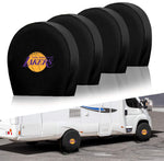 Los Angeles Lakers NBA Tire Covers Set of 4 or 2 for RV Wheel Trailer Camper Motorhome