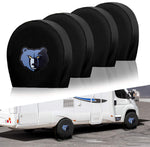 Memphis Grizzlies NBA Tire Covers Set of 4 or 2 for RV Wheel Trailer Camper Motorhome