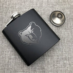 Memphis Grizzlies NBA Wine Liquor Matte Pot Hip Flask