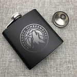 Minnesota Timberwolves NBA Wine Liquor Matte Pot Hip Flask