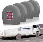 Boston Red Sox MLB Tire Covers Set of 4 or 2 for RV Wheel Trailer Camper Motorhome